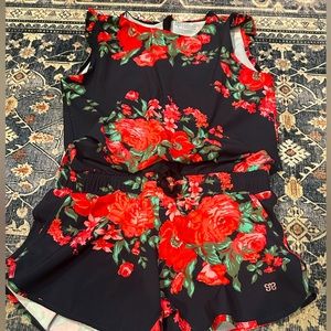 Albion fit romper. Retired print